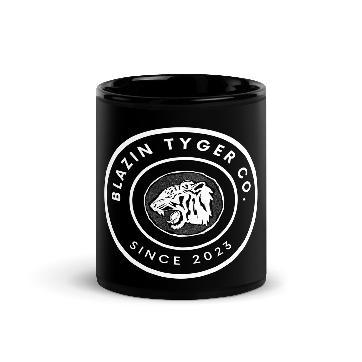 BLAZIN TYGER CO. BLK MUG