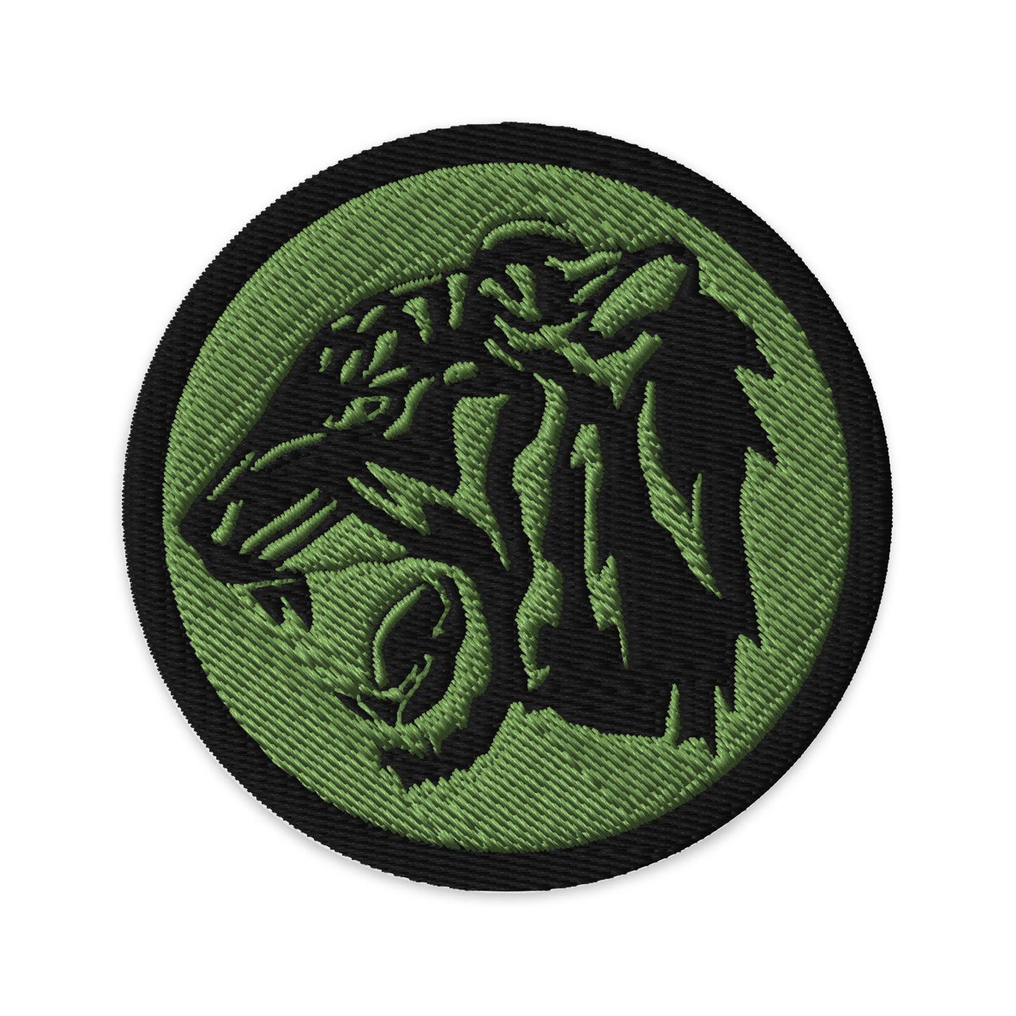 BLAZIN TYGER CO. LOGO PATCH - GRN/BLK